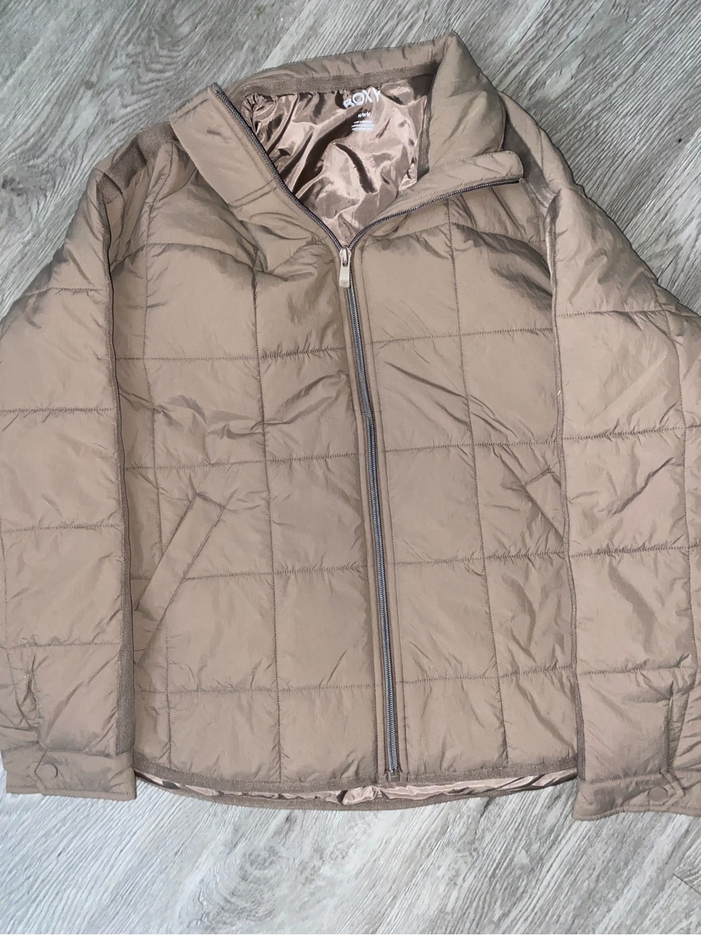 Women Lightweight Quilted Women's Jacket in Taupe